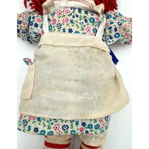Rare Vintage 1960's Original Knickerbocker Raggedy Ann Doll 16" Tall - Picture 7 of 8
